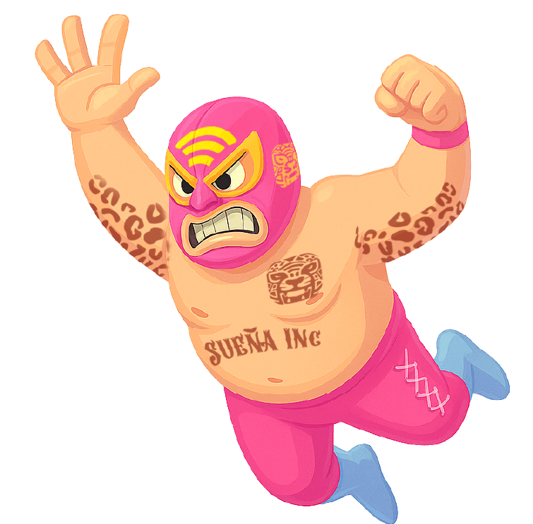 Luchador Sueña — la red crece contigo